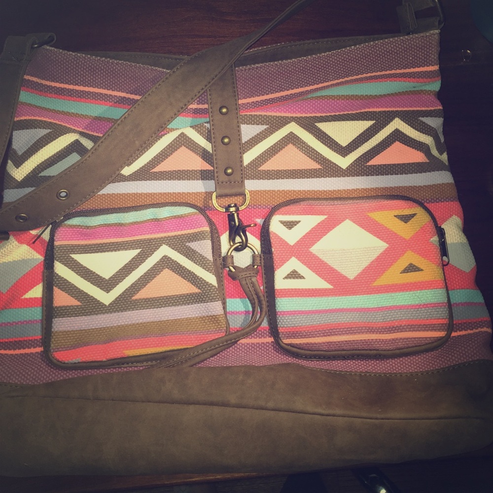 Boho chic Billabong laptop bag